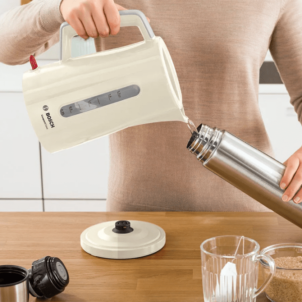 Ceainic electric Bosch TWK3A017 Beige 2400 W, 1.7 l, Material interior: Plastic photo 5