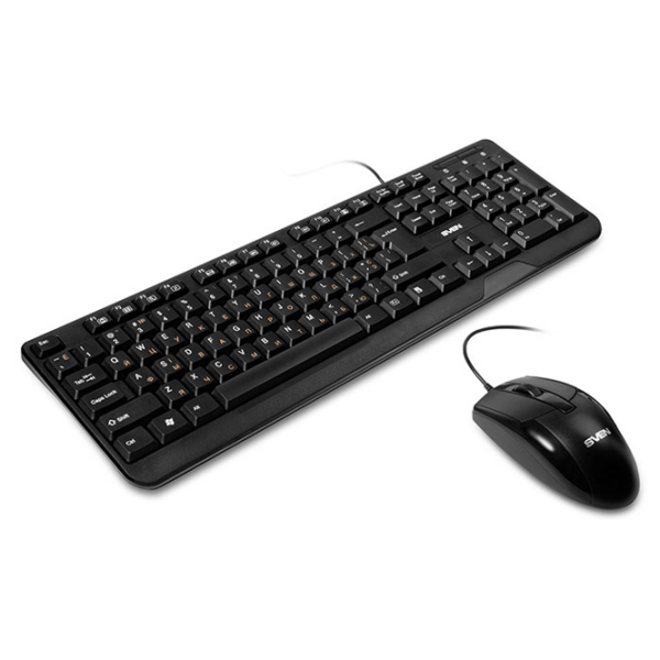 Tastatură Sven Sven KB-S330C Black Home and Office, Cu fir photo 3