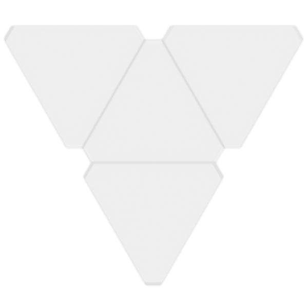Panou de lumină Yeelight Triangles Expansion White Rețea photo 1