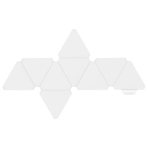 Panou de lumină Yeelight Triangles Expansion White Rețea photo 2