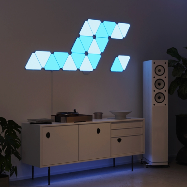 Panou de lumină Yeelight Triangles Expansion White Rețea photo 5