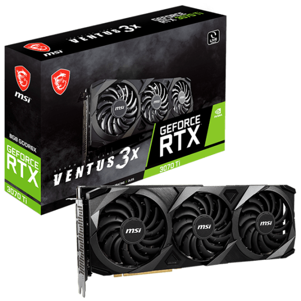 Placă video MSI GeForce RTX 3070 Ti VENTUS 3X OC 8 GB  photo 6