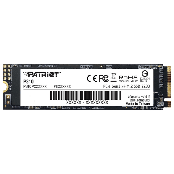SSD Patriot P310 M.2 NVMe 1.92 TB Viteza de citire: 2100 MB/ s,
Viteza de inscriere: 1800 MB/ s photo 1