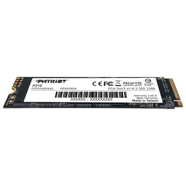 SSD Patriot P310 M.2 NVMe 1.92 TB Viteza de citire: 2100 MB/ s,
Viteza de inscriere: 1800 MB/ s photo 4