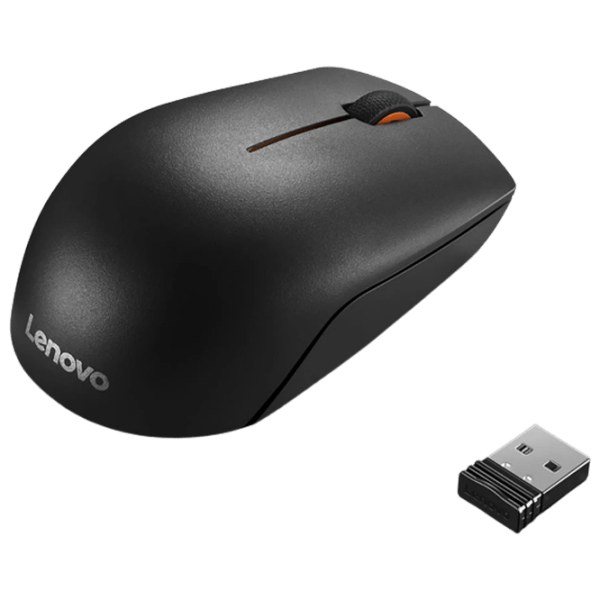 Mouse Lenovo 300 Black Fără fir, 1000 dpi photo 2