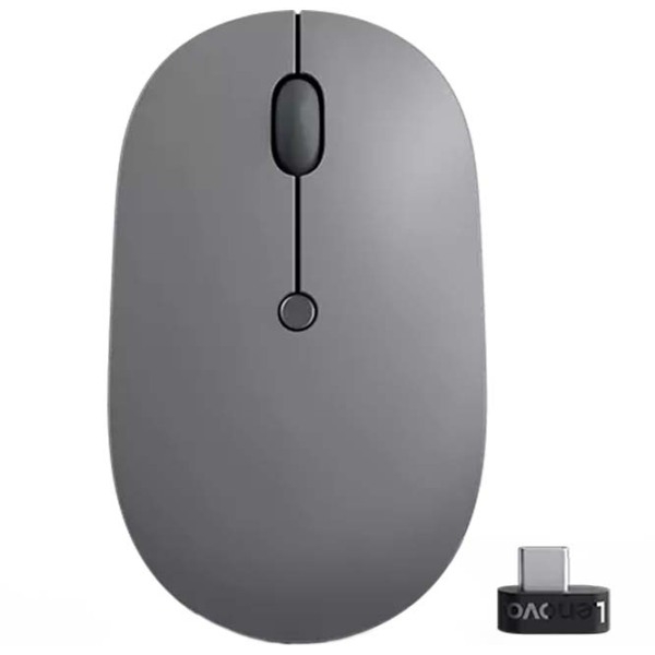 Mouse Lenovo Go Multi-Device Gray Storm Fără fir, 2400 dpi photo 2