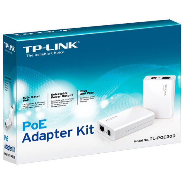 PoE adaptor TP-Link TL-PoE200 White  photo 5