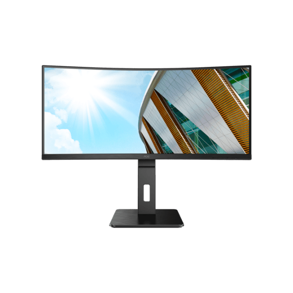 Монитор AOC CU34P2A Черный 34" 4K VA WLED photo 1