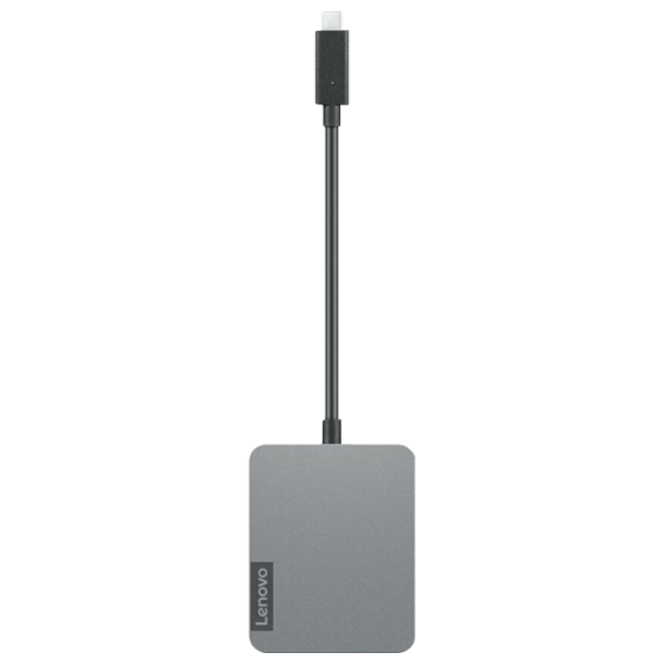 Adaptor Hub Lenovo 4X91A30366 Gray USB Type-C photo 1