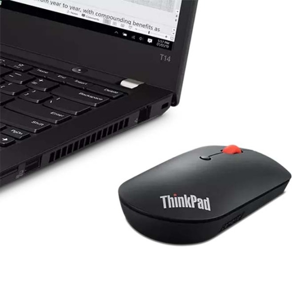 Mouse Lenovo ThinkPad Black Fără fir, 2400 dpi photo 7