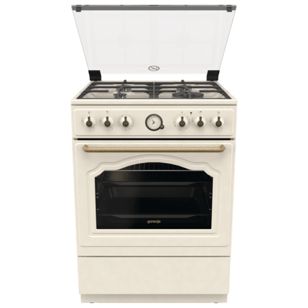 Aragaz Gorenje GKS 6C70 CLI Beige Tipul plitei: Pe gaz, 71 l, Tipul cuptorului: Electric photo 1