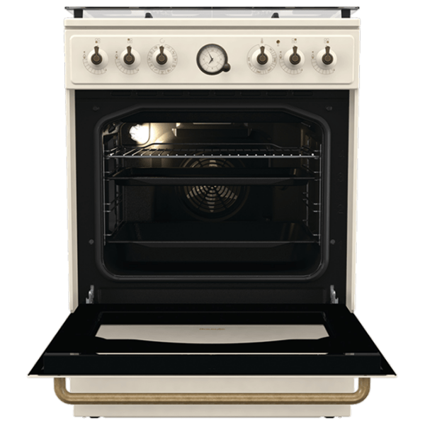 Aragaz Gorenje GKS 6C70 CLI Beige Tipul plitei: Pe gaz, 71 l, Tipul cuptorului: Electric photo 4