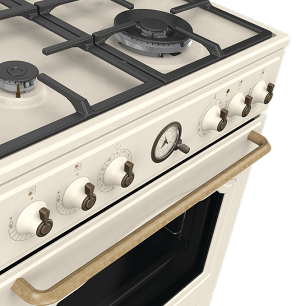 Aragaz Gorenje GKS 6C70 CLI Beige Tipul plitei: Pe gaz, 71 l, Tipul cuptorului: Electric photo 6