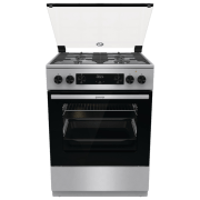 Aragaz Gorenje GKS 6C70 XF Inox Tipul plitei: Pe gaz, 71 l, Tipul cuptorului: Electric