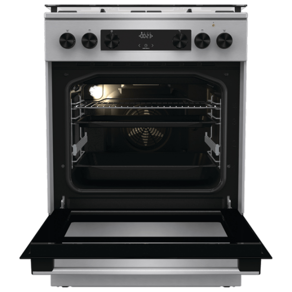 Aragaz Gorenje GKS 6C70 XF Inox Tipul plitei: Pe gaz, 71 l, Tipul cuptorului: Electric photo 4