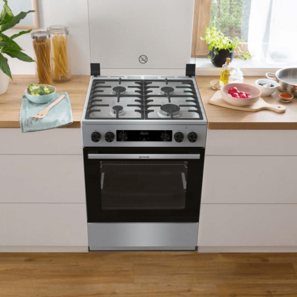 Aragaz Gorenje GKS 6C70 XF Inox Tipul plitei: Pe gaz, 71 l, Tipul cuptorului: Electric photo 7