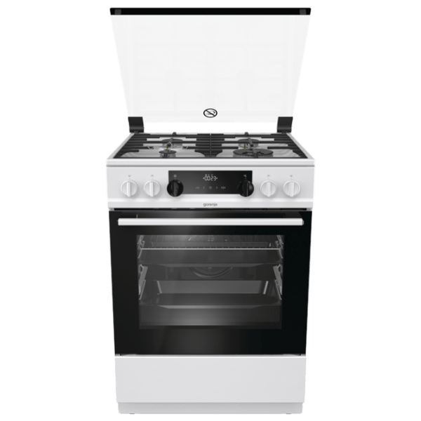 Aragaz Gorenje KS 6350 WA White Tipul plitei: Pe gaz, 71 l, Tipul cuptorului: Electric photo 1