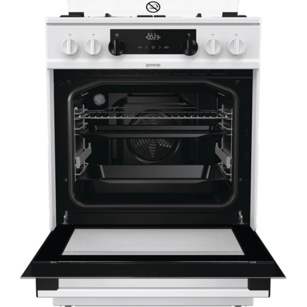 Aragaz Gorenje KS 6350 WA White Tipul plitei: Pe gaz, 71 l, Tipul cuptorului: Electric photo 5