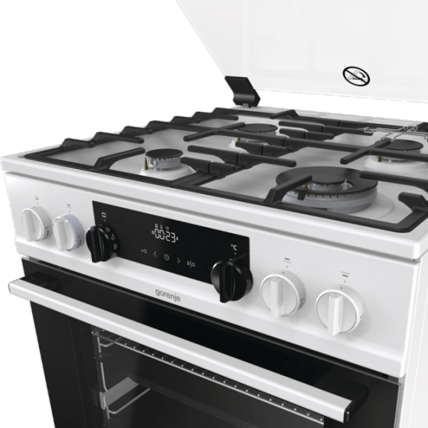 Aragaz Gorenje KS 6350 WA White Tipul plitei: Pe gaz, 71 l, Tipul cuptorului: Electric photo 6