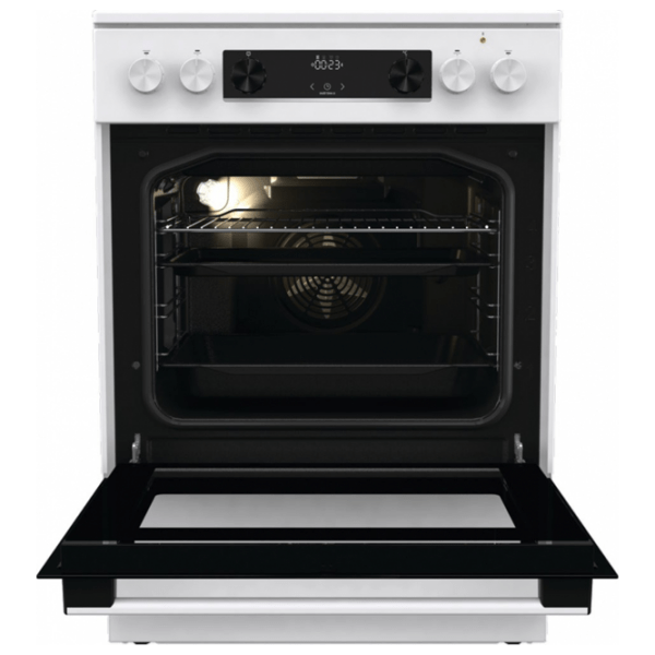 Aragaz Gorenje GECS6C70WC White Tipul plitei: Electrică, 71 l, Tipul cuptorului: Electric photo 4