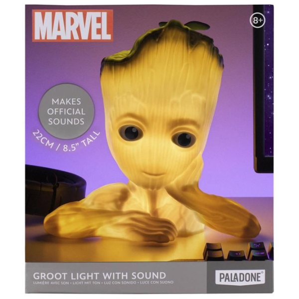 Lampă de masă fan Paladone Groot Light with Sound Brown  photo 6