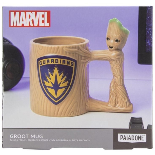 Cană Paladone Marvel's Guardians Of The Galaxy Groot Brown 300 ml photo 4