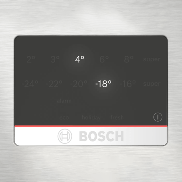 Frigider Bosch KGN394ICF Inox 260l/ No Frost, 103l/ No Frost, C photo 3