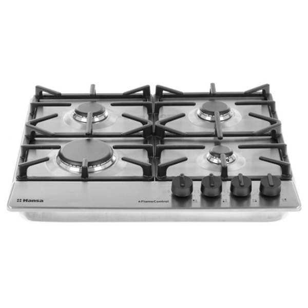 Plită încorporabilă pe gaz Hansa BHGI6515506 Inox Inox, Gratare: Fontă photo 2