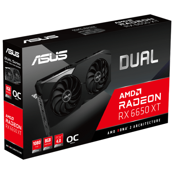 Видеокарта Asus Radeon RX 6650 XT Dual OC 8 ГБ  photo 8