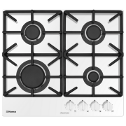 Plită încorporabilă pe gaz Hansa BHKS6515516 White Sticlă călită, Gratare: Fontă