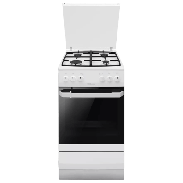 Aragaz Hansa FCMW58077 White Tipul plitei: Pe gaz, 62 l, Tipul cuptorului: Electric photo 1