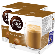 Set cafea Nescafe Caffe Au Lait (2 x pack) 320 g Capsule
