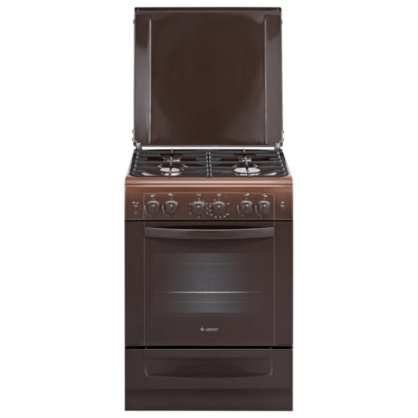 Aragaz Gefest 6101-02 0001 Brown Tipul plitei: Pe gaz, 52 l, Tipul cuptorului: Pe gaz photo 1