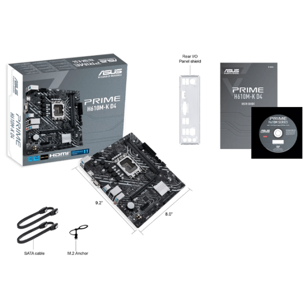 Материнская плата Asus PRIME H610M-K mATX  photo 6