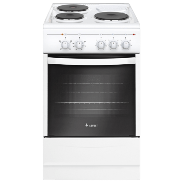 Aragaz Gefest 5140 0103 White Tipul plitei: Electrică, 55 l, Tipul cuptorului: Electric photo 1