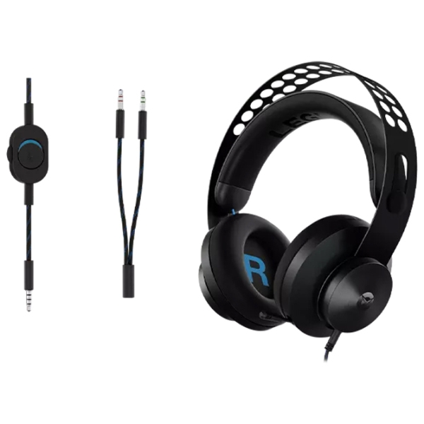 Căști Lenovo H300 Black Cu fir/ Gaming/ On the ear photo 2