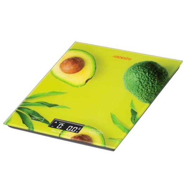 Cântar de bucătărie Ardesto SCK-893 AVOCADO Multicolor Electronic, Plastic/ Sticlă, 5 kg photo 2