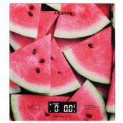 Cântar de bucătărie Ardesto SCK-893 WATERMELON Multicolor Electronic, Plastic/ Sticlă, 5 kg