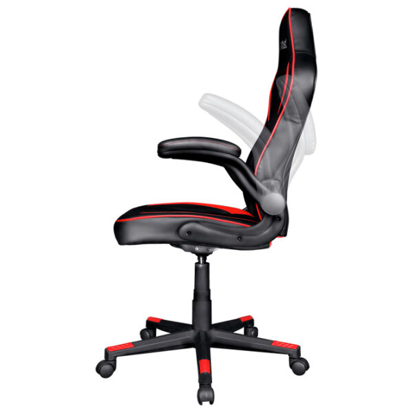 Игровое кресло Trust GXT 704 RAVY Черный Red  photo 5
