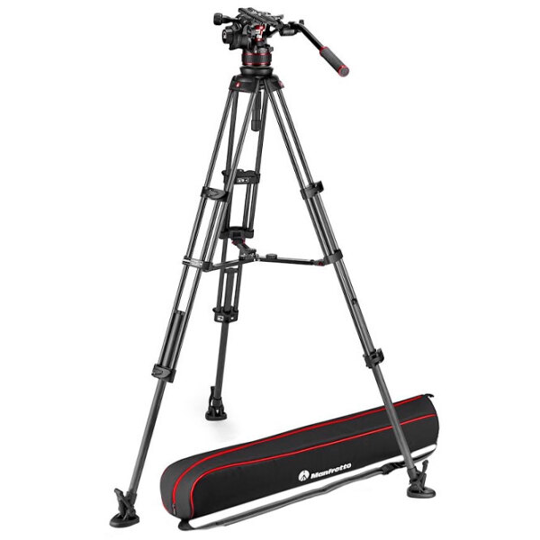 Штатив Manfrotto Nitrotech 612 & CF Twin MS Черный Напольный  photo 2