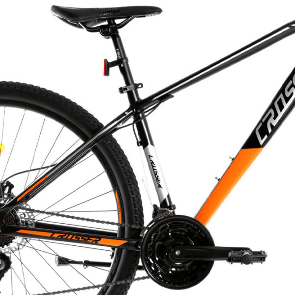 Bicicletă Crosser Jazzz 29" 17" Black Orange Aluminiu / Pentru adulți photo 3