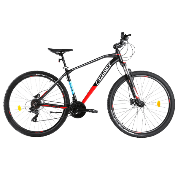 Bicicletă Crosser Jazzz 29" 17" Black Red Aluminiu / Pentru adulți photo 1
