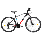 Bicicletă Crosser Jazzz 29" 17" Black Red Aluminiu / Pentru adulți