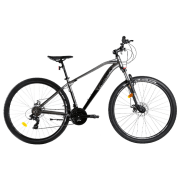 Bicicletă Crosser Jazzz 29" 17" Gray Black Aluminiu / Pentru adulți