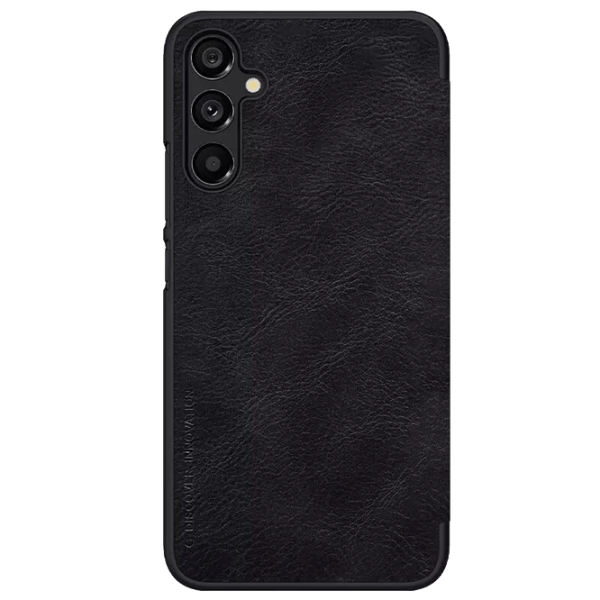Husă pentru smartphone Samsung Galaxy A34 (QIN) Black Nillkin, Piele, Flip Cover photo 1