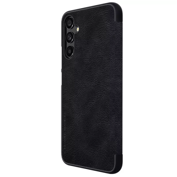 Husă pentru smartphone Samsung Galaxy A34 (QIN) Black Nillkin, Piele, Flip Cover photo 2