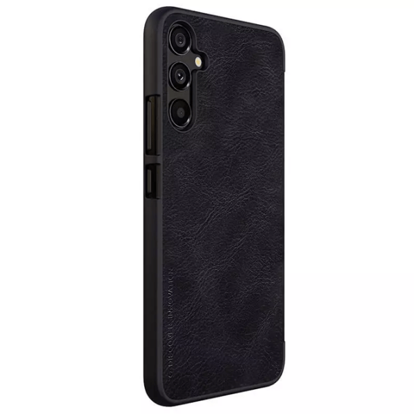 Husă pentru smartphone Samsung Galaxy A34 (QIN) Black Nillkin, Piele, Flip Cover photo 3