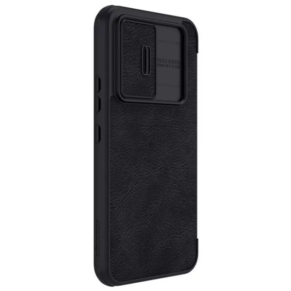 Чехол для смартфона Samsung Galaxy A54 (QIN Pro) Черный Nillkin, Кожа, Flip Cover photo 4