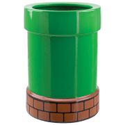 Фигурка с подставкой для цветов Paladone Super Mario Warp Pipe Flower Pot and Pen 12+ / Зеленый