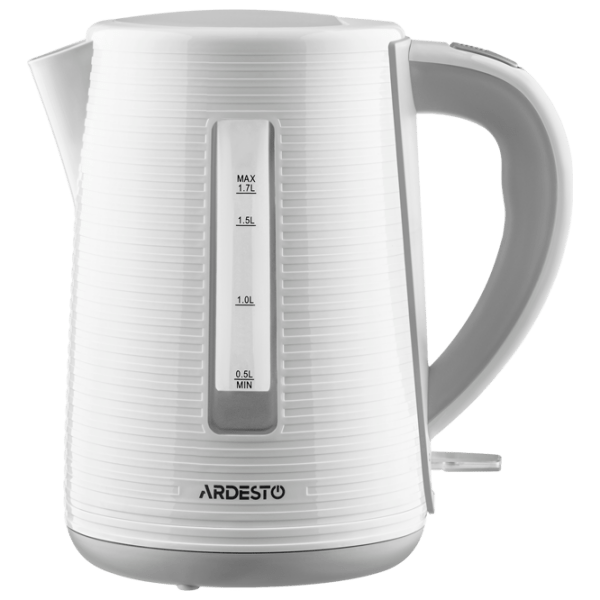 Ceainic electric Ardesto EKL-F17WG White 2150 W, 1.7 l, Material interior: Plastic photo 1